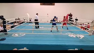 08-05-2022(40kg) GEORGIA BOXING FINAL RED BERIDZE SHALVA TBILISI VS BLUE GMBOIAN RUSLAN Akhalkalaki