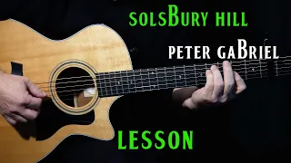 how to play "Solsbury Hill" on guitar by Peter Gabriel | acoustic guitar lesson tutorial