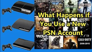 What Happens When You Play with a New PlayStation Network ID on PS3 Call of Duty Games!?