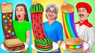 Кулинарный Челлендж: Я против Бабушки | Вкусные Кухонные Рецепты от TeenDO Challenge