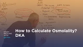 How to calculate osmolality in a diabetic ketoacidosis (DKA) patient?