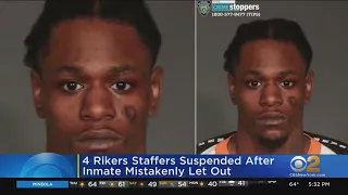 4 Rikers Island Workers Suspended After Inmate Mistakenly Let Out