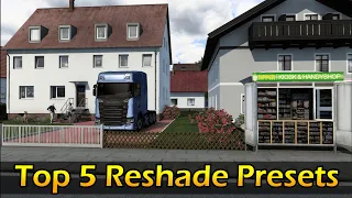 Top 5 #Reshade Presets | Euro Truck Simulator 2