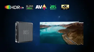 X98Q Android 11.0 Smart TV Box Amlogic S905W2 UHD 4K Media Player 2.4G/5G