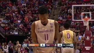 Miami Florida at Florida State  NCAA Men's Basketball January 27, 2018