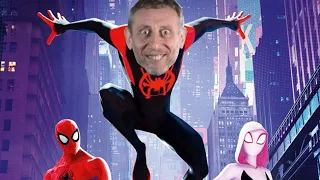 Spider-Man: Into the Spider-Verse Shoulder Touch Scene but with Michael Rosen