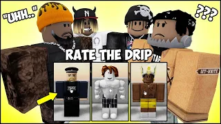 RATING MY BROTHER'S BEST OUTFITS 😂🔥 (ROBLOX) GONE WRONG *GOT SUS*