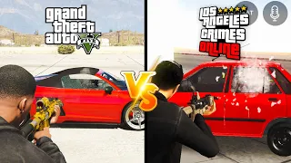 GTA 5 PC vs Mobile (Los Angeles Crimes Online)