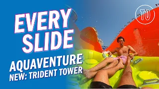 Aquaventure Waterpark Dubai: TRIDENT TOWER (POV)