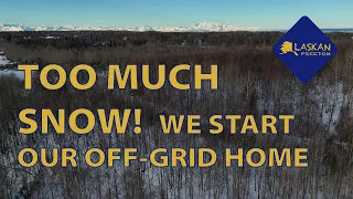 WE FINALLY GET ON OUR LAND TO START OUR ALASKAN OFF-GRID CABIN