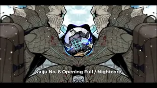 Kaiju No.8 Opening Full // Nightcore //
