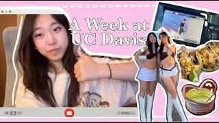 WEEK VLOG | UC Davis | picnic day, arc/u-center work shifts, classes, hanging out with friends