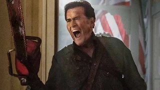 Ash Vs. Evil Dead Bruce Campbell, Lucy Lawless, Sam Raimi Interview - Comic-Con 2015