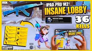 IPAD PRO M2 | BGMI WOW!😮36 KILLS IN INSANE LOBBY IPAD PRO M2 GAMEPLAY #bgmi #pubg #pubgmobile