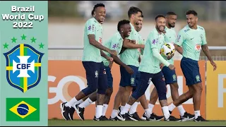 Brazil 🇧🇷 funny first touch ⚽️ training game - Neymar Jr,  Antony, Rodrigo, Richarlison, Vinicius Jr