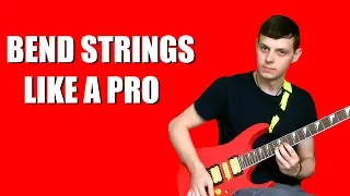 Beginner Guitar Lesson On Bending The Strings