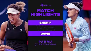 Mayar Sherif vs. Lauren Davis | 2022 Parma Quarterfinal | WTA Match Highlights
