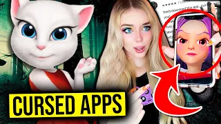 1 Hour of CURSED APPS That you Should NEVER DOWNLOAD...(*SCARY HAUNTED APPS*)