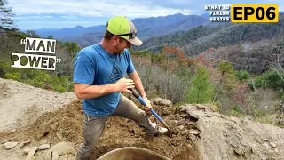 Stucco, Anchor Bolts & Backfill | Building A Mountain Cabin EP06