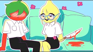 Ms Lemons Meet Mr Tomato BUT WITH A TWIST Animation complete edition #anime #mslemons #mrtomato