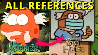 All references from The Owl House, Amphibia and Gravity Falls to each other
