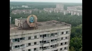 PRIPYAT CHERNOBYL UKRAINE DRONE VIEW The Ghost Town Exclusive After Chernobyl Disaster 1986  (2021)