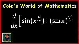 Derivative of sin(x^1/3) + (sinx)^1/3 ❖ Calculus