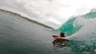 Riding a SLAB w/ Bodyboard SA & Robbie Berman | RAW POV