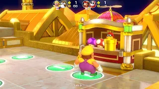 Super Mario Party Partner Party #1416 Tantalizing Tower Toys Wario & Monty vs Diddy Kong & Shy Guy