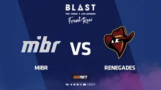 MIBR vs Renegades | Stand-off | BLAST Pro Series Los Angeles 2019