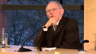 Dr. Wolfgang Schäuble an der Bucerius Law School