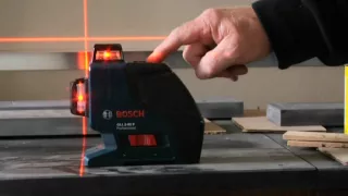 Bosch GLL2-80P Dual Plane Leveling and Alignment Laser Demo Video