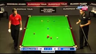 Ronnie O'Sullivan - Gerard Greene (Frame 3) Snooker Paul Hunter Classic 2013 - Final