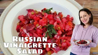 Russian Vinaigrette Beet salad recipe,nutritious and healthy