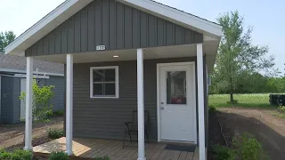 Tiny House Village offers transitional housing, hopes to help homeless live independently
