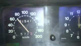 Fiat 131 1600 Acceleration Test 0 - 100 KM