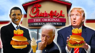 US Presidents Go To Chick-Fil-A