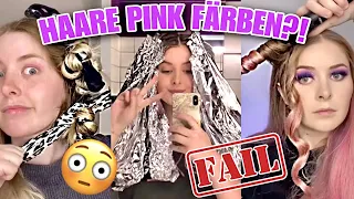 PAULAS HAAR VIDEOS! Teil 1 💇🏼‍♀️😳 Pinke Haare & Socken-Locken