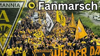 Fanmarsch zum Stadion  | Alemannia Aachen