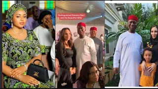 Regina Daniels husband senator Ned Nwoko spotted with his fourth wife first time as a senator