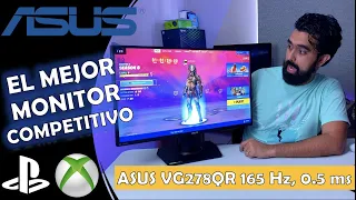 ASUS  VG278QR. El mejor monitor COMPETITIVO para PlayStation 5 y XBOX Series X/S.