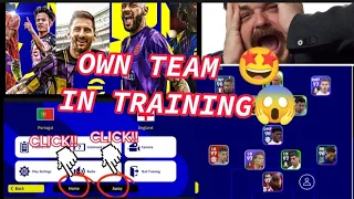 How to create your own team for training in PES efootball 🤯😱🔥#football #efootball #pesmobile