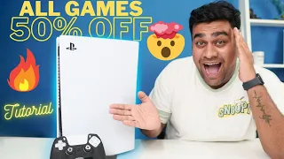 50% Discount on PS5/PS4 Games & PS Plus Guaranteed - Tutorial & FAQ - Hindi