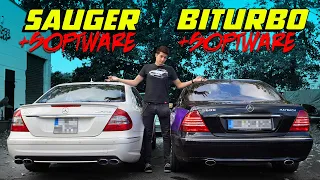 E63 AMG vs. S600 V12 Biturbo | Wer macht JETZT das RENNEN? - CHIPTUNING / SOFTWARE