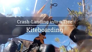 Crash-Landing Right Into A Tree | Kiteboarding