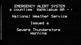 Severe Thunderstorm Warning- TWC + EAS- Astoria, OR- Oct. 14, 2016- 11:13AM PDT