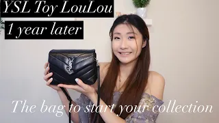 YSL TOY LOULOU 1 YEAR REVIEW || The bag to jumpstart your luxury collection