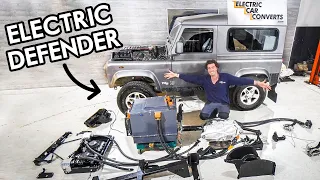 The Ultimate EV CONVERSION KIT for your Defender. No Wiring, No Fabrication, just BOLT it in and go!