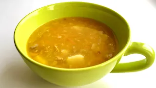 Гороховый суп на свиных косточках. Секрет приготовления. Быстрый рецепт / Pea soup recipe.  Eng sub