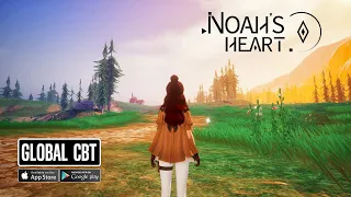 NOAH'S HEART Global CBT Gameplay PC/Mobile Open World MMORPG